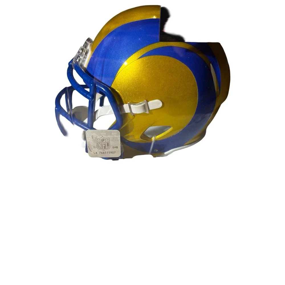 Cam Akers Riddell Flash Autograph Rams Mini‎ Helmet Becket Authentic